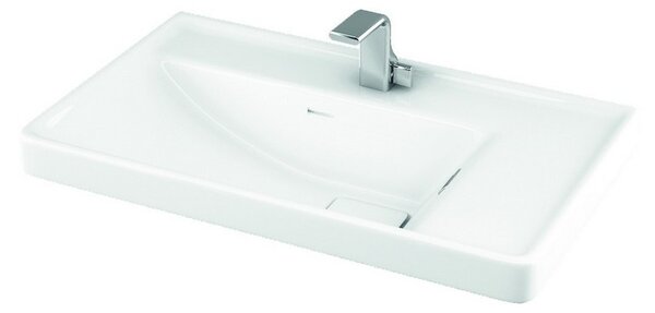 Mobile lavabo 60 cm con cassetto scorrevole e lavabo incasso SP-60A - KAMALU