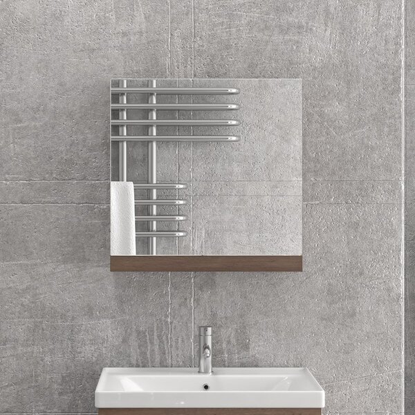Specchio bagno contenitore da 60 cm con un'anta NEL-60 - KAMALU