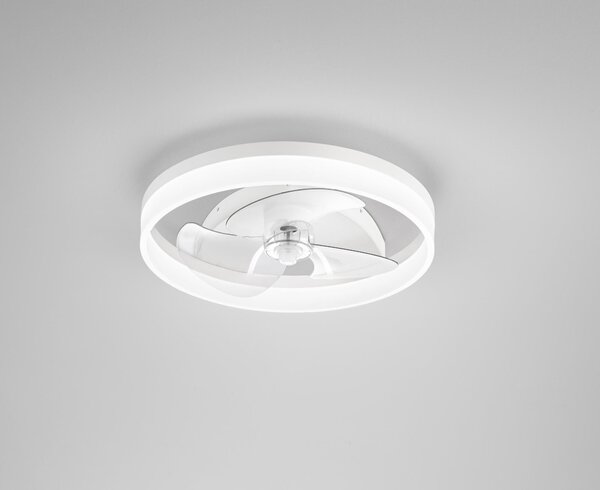 Ventilatore da soffitto Espero, bianco , D. 50 cm, con telecomando INTEC