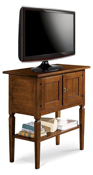 MOBILI 2G - PORTA TV IN LEGNO 2 PORTE ARTE POVERA L.155 P.45H.62