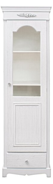Libreria vetrina shabby chic bianca - Etnico Outlet