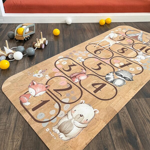 Tappeto Auto Da Corsa Per Bambini 140x200 Cm | Rosso Con Certificazione Oeko-Tex - Foto 3