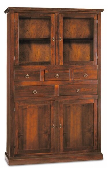 MOBILI 2G - MOBILE DISPENSA IN LEGNO ARTE POVERA 120X41X187H CM