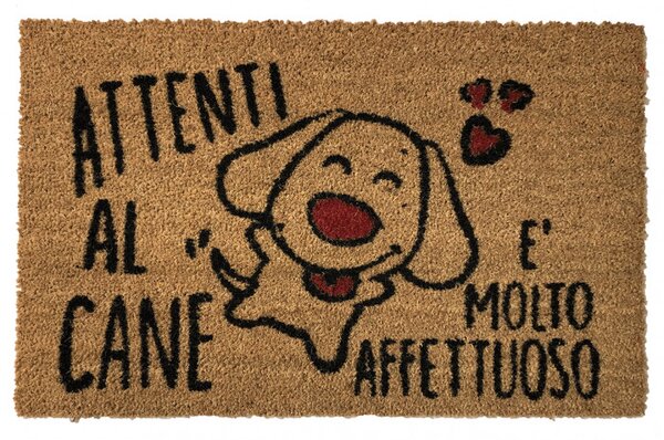 Zerbino in cocco naturale cane affettuoso cm. 80x50