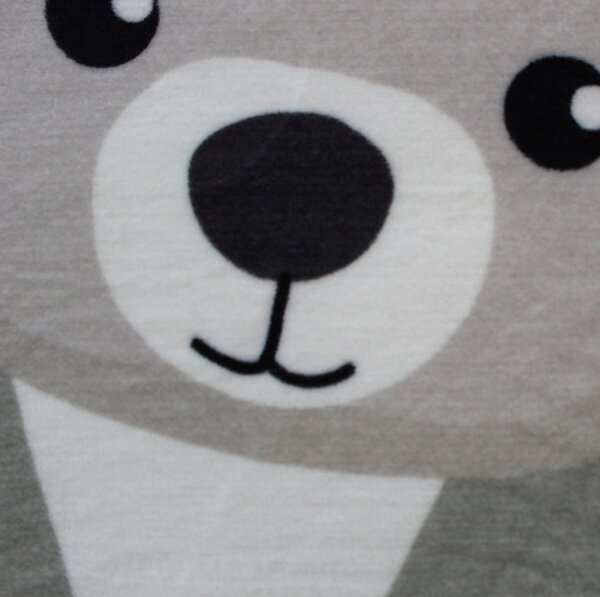 Tappeto CANDY 3516 orso tondo 80X80 per cameretta bimbi