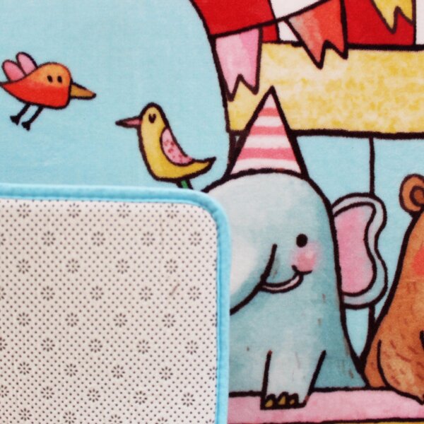 Tappeto bambino con mongolfiera cm 100x150 CANDY 4022 boy