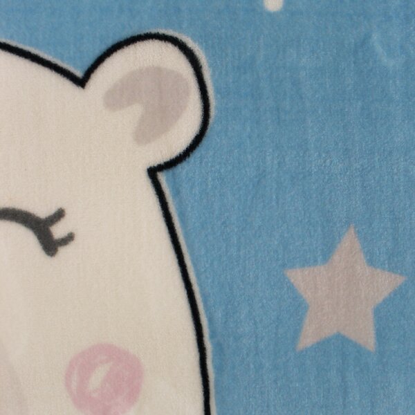 Tappeto con orsacchiotto bambino cm 100x150 CANDY 5044 boy