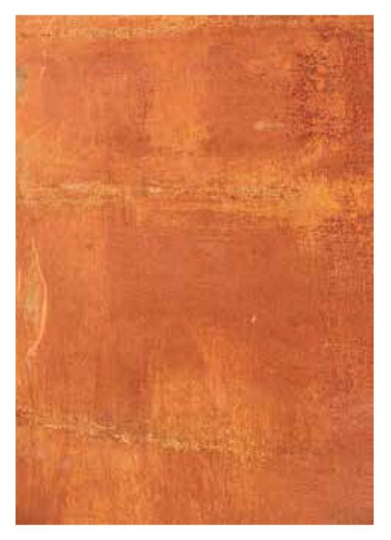 Tappeto arredo pvc effetto Iron ferro antico Ruggine 50x98