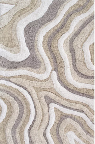 Tappeto arredo bagno 100% cotone Dune beige Beige 55x110