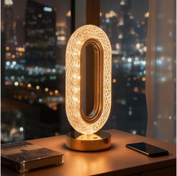 Lampada da tavolo ricaricabile dimmerabile a LED DUBAI LED/2W/5V 400 mAh oro