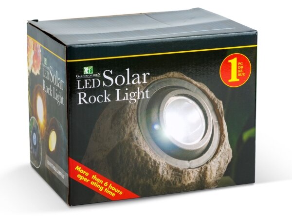 Lampada solare a LED 1,2V 1000 mAh IP44 in pietra
