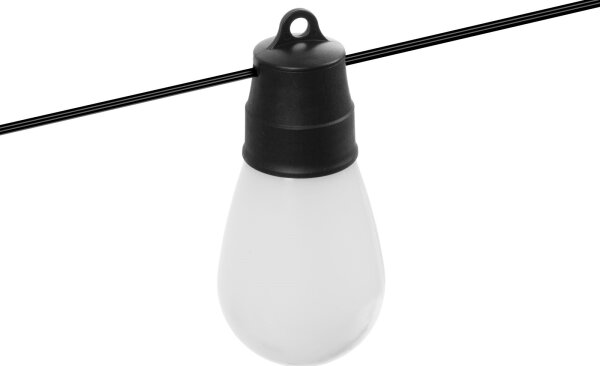 Catena LED solare RGBIC 30xLED/1,3W/3,7V 2200 mAh 14,37 m IP65 nero + telecomando
