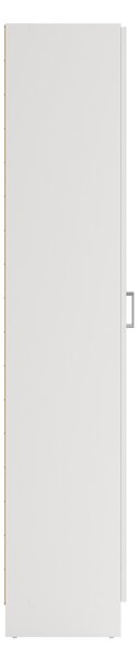Armadio bianco 2 ante portascope 73x180h cm - Abadubidu
