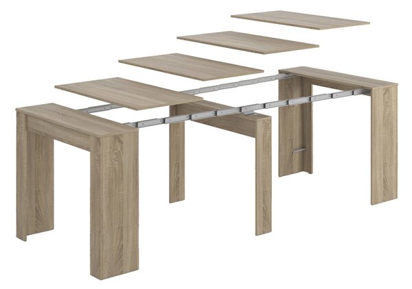 Consolle allungabile legno 4-10 posti rovere - Abicitren