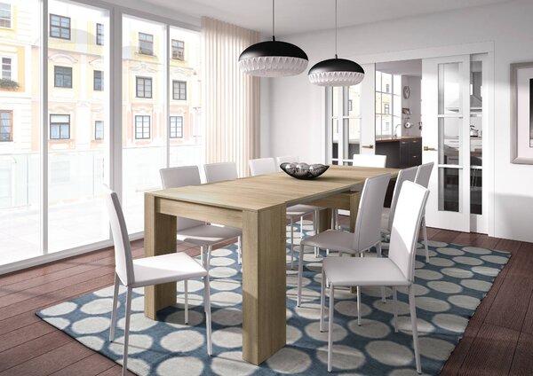 Consolle allungabile legno 4-10 posti rovere - Abicitren