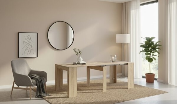 Consolle allungabile legno 4-10 posti rovere - Abicitren