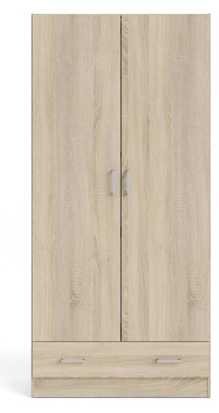 Armadio quercia con cassetto 79x170h cm - Amylya