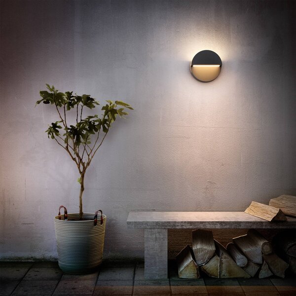 Philips Applique da esterni a LED Valor UE, Nero, Alluminio, Moderno, Applique LED da esterni