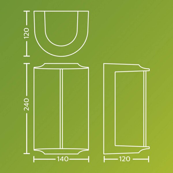 Philips Applique da esterni a LED Reese UE, Nero, Alluminio, Moderno, Applique LED da esterni