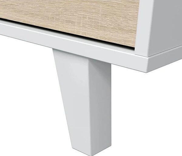 Credenza bianca 154x41x75h cm 3 ante - Acrolorum