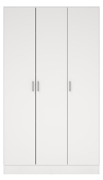 Armadio bianco 3 ante salvaspazio 109x180h cm - Ranuncolo