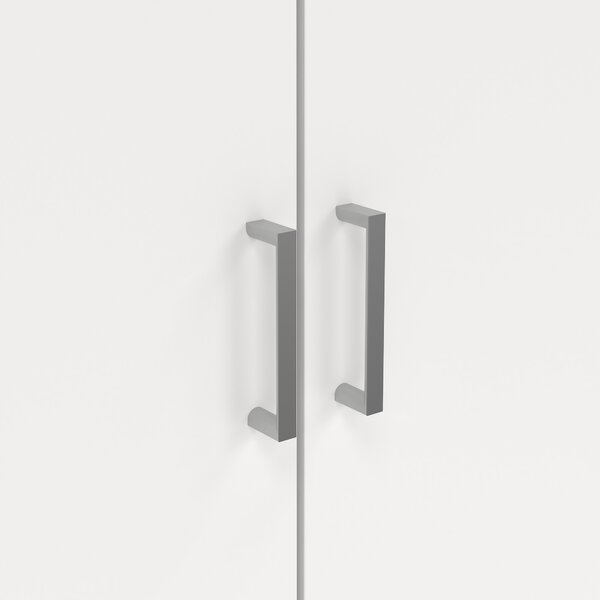 Armadio bianco 3 ante salvaspazio 109x180h cm - Ranuncolo
