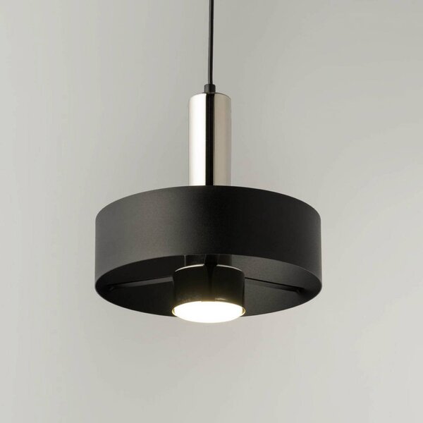 Lampada a sospensione Rif Lux SIGMA, dimmerabile, Nero, Soggiorno / Sala da pranzo, Metallo, Moderno, Lampada a sospensione
