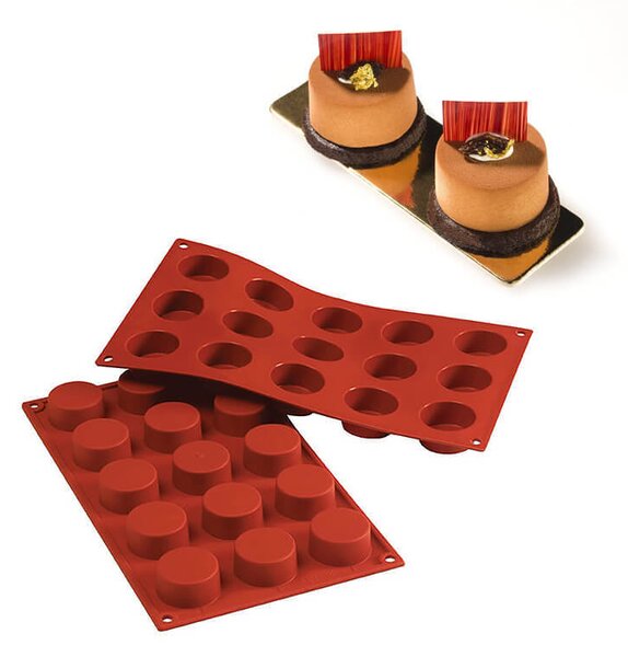 Silikomart Classic SF027 Petits-Fours Ø 40 mm Stampo In Silicone Antiaderente
