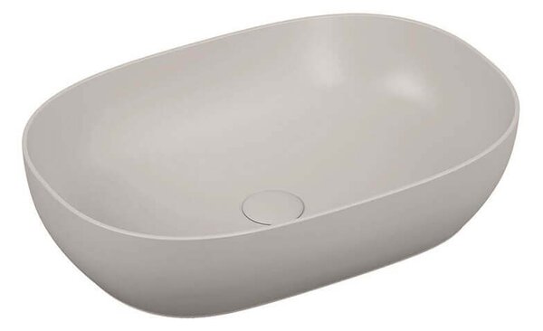 Lavabo da appoggio Vitra ovale 60 cm bianco lucido 5995B403-0016