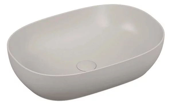 Lavabo da appoggio Vitra ovale 60 cm bianco lucido 5995B403-0016