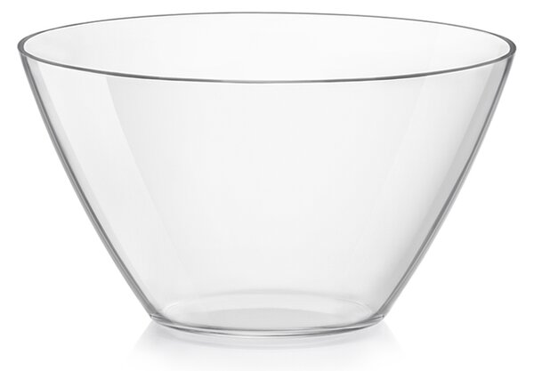 <p> Ideal glass salad bowl in the kitchen to blend, mix or mix. Very useful to serve salads, hot or cold dishes. Save space, stackable one on the other. 100% recyclable ecology. Washable in the dishwasher Italian product </p>