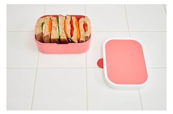 Portapranzo per bambini bianco/verde chiaro in plastica Little Farm by Little Dutch – Mepal