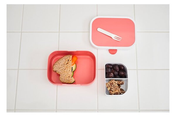 Portapranzo per bambini bianco/verde chiaro in plastica Little Farm by Little Dutch – Mepal