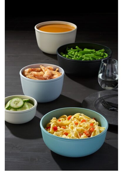 Scatole per alimenti in set da 3 Nordic black - Mepal