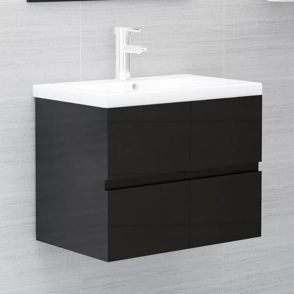 Armadio da Bagno Bianco 60x33x80 cm in Truciolato