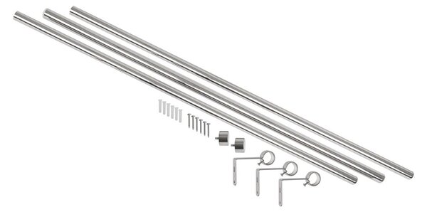 Mantovana estensibile in acciaio inox 168 - 305 cm Cappa - Umbra