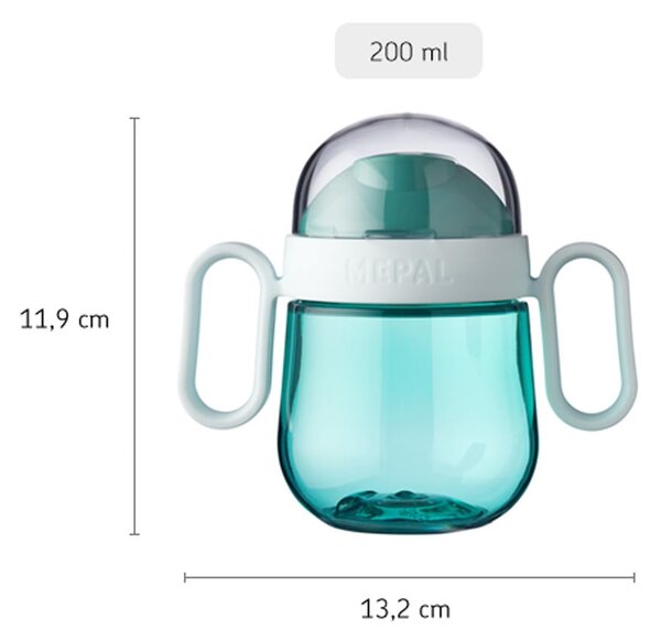 Tazza per bambini verde chiaro in tritolo 200 ml Little Farm by Little Dutch – Mepal
