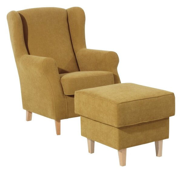 Pouf giallo mais Lorris - Max Winzer