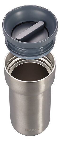 Tazza termica in argento 375 ml Natural brushed - Mepal
