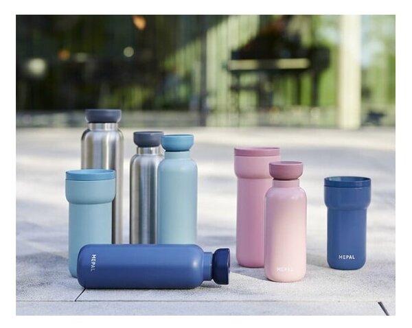 Bottiglia in acciaio inox blu scuro da 350 ml Nordic denim - Mepal