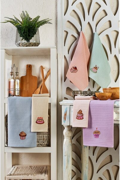 Set di strofinacci in cotone 6 pz 40x60 cm Cake – Foutastic