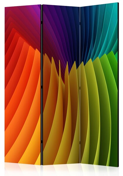 Paravento 3 Pannelli - Rainbow Wave 135x172cm Erroi