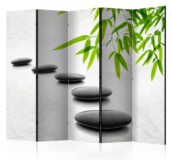 Paravento 5 Pannelli - Zen Stones Ii 225x172cm Erroi