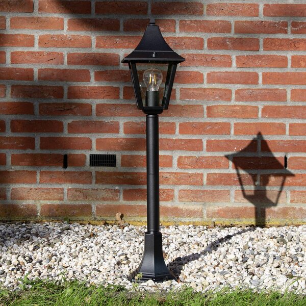 K.S. Verlichting Lampioncino da giardino Livorno, dimmerabile, Nero, Alluminio, Campagna / Rustiche, Lampada da esterni