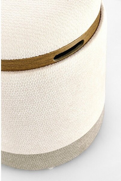 Poggiapiedi beige Deva – Bizzotto
