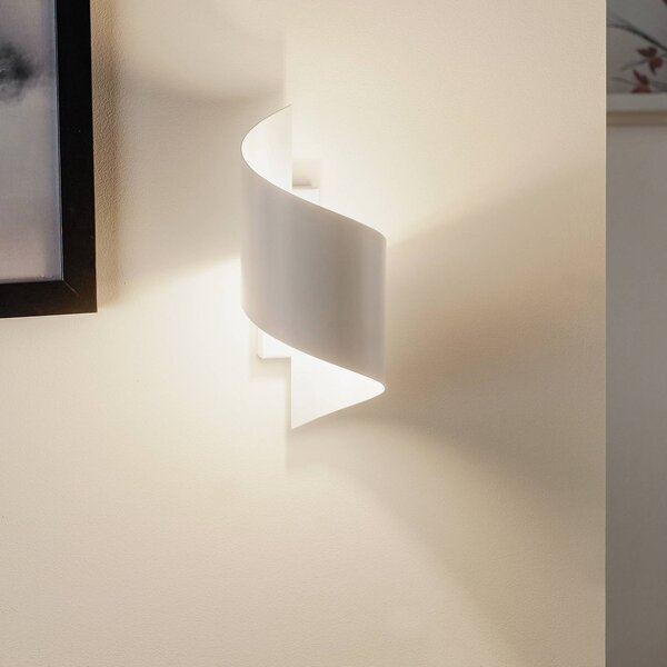 Applique da parete Spiner EMIBIG LIGHTING, dimmerabile, Bianco / Opale, Soggiorno / Sala da pranzo, Metallo, Moderno, Applique