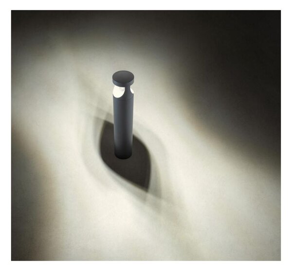 XWALK PALO DA GIARDINO H80 CM ANTRACITE O CORTEN IP65 LED 24W LUCE 2700K-3000K DESIGN MODERNO