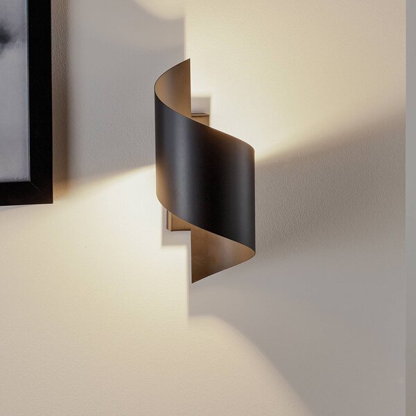 Applique da parete Spiner EMIBIG LIGHTING, dimmerabile, Nero, Soggiorno / Sala da pranzo, Metallo, Moderno, Applique