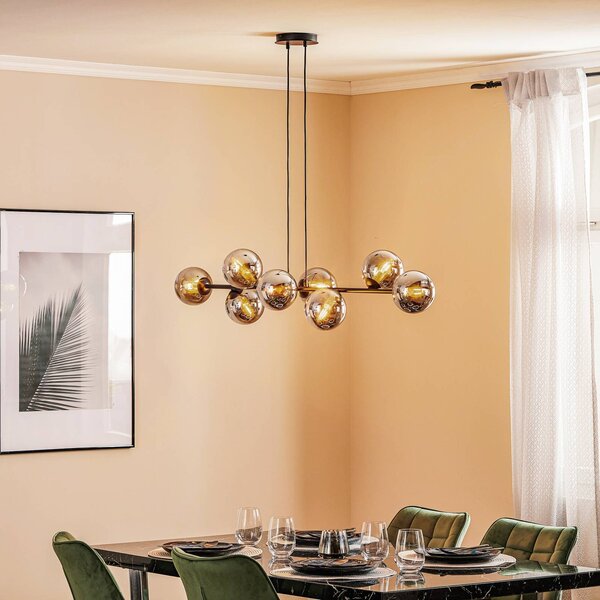 Lampada a sospensione Glassy EMIBIG LIGHTING, dimmerabile, Nero, Soggiorno / Sala da pranzo, Vetro, Moderno, Lampada a sospensione