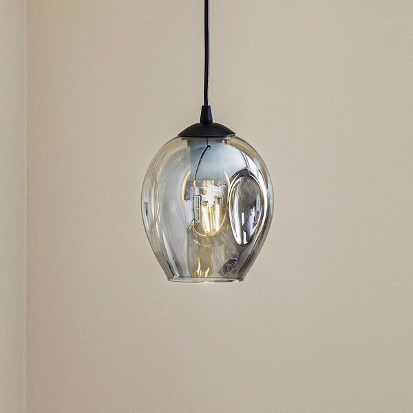Lampada a sospensione in vetro Starla EMIBIG LIGHTING, dimmerabile, Nero, Soggiorno / Sala da pranzo, Vetro, Moderno, Lampada a sospensione
